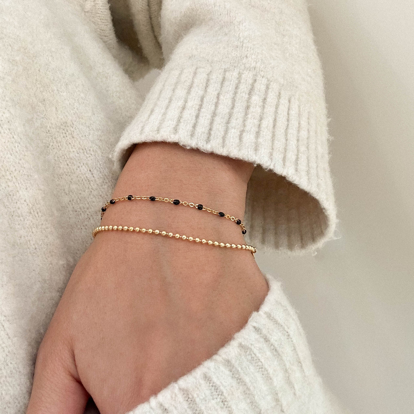 Gold bracelets