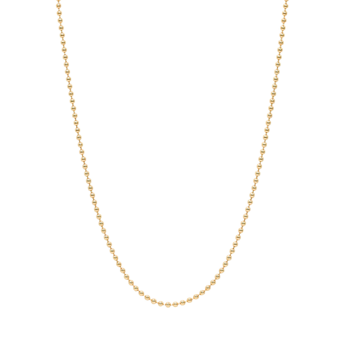 Pebble Necklace - 14K Gold