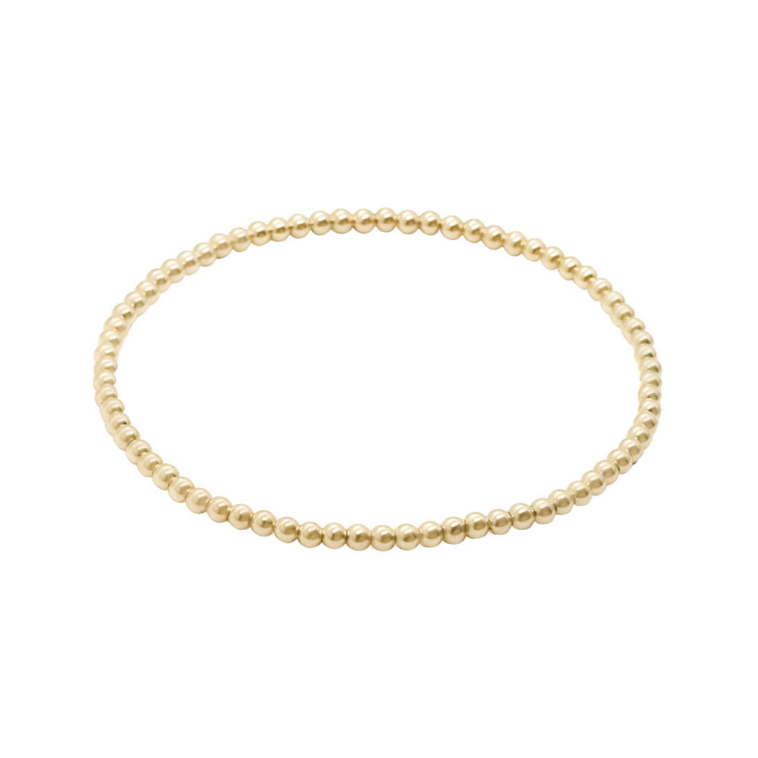 Bead Bracelet (10K Gold - Small)