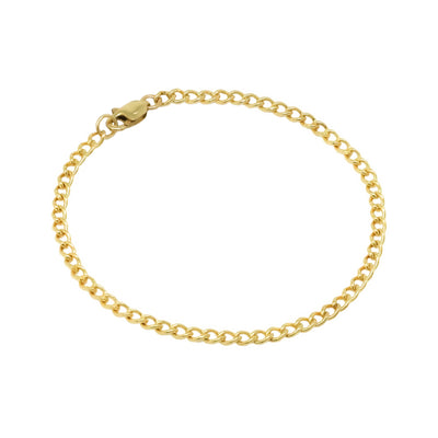 Gold chain bracelet 