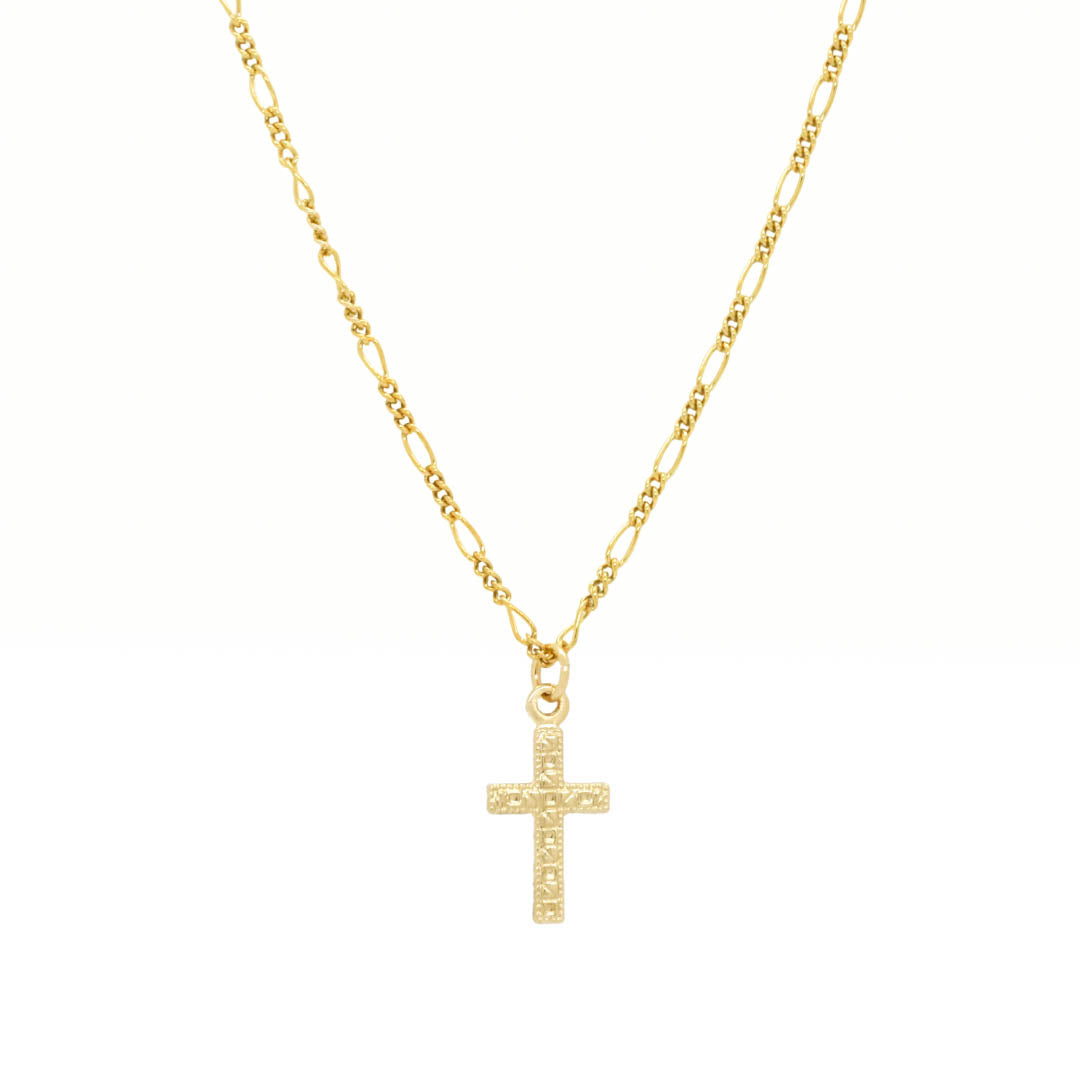 Cross charm necklace