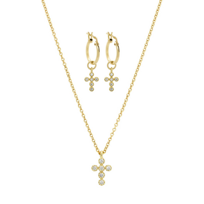 Cross jewelry set