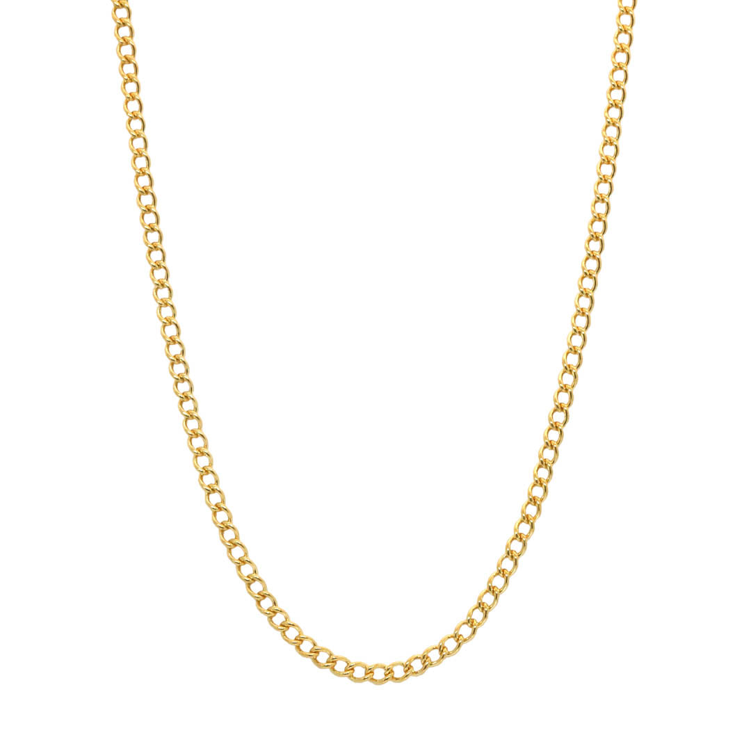 Gold chain necklace