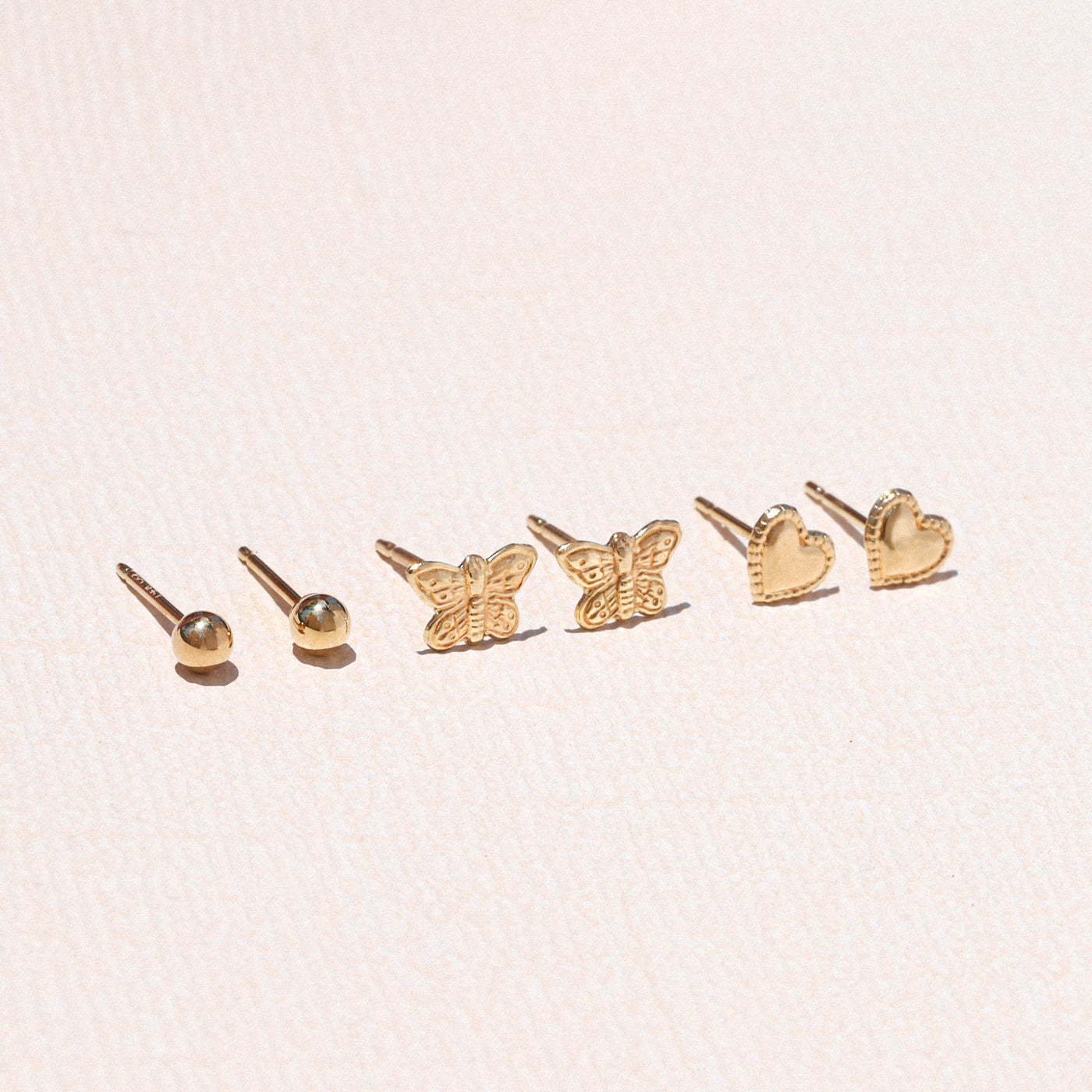 Montecito Studs - Gold Filled