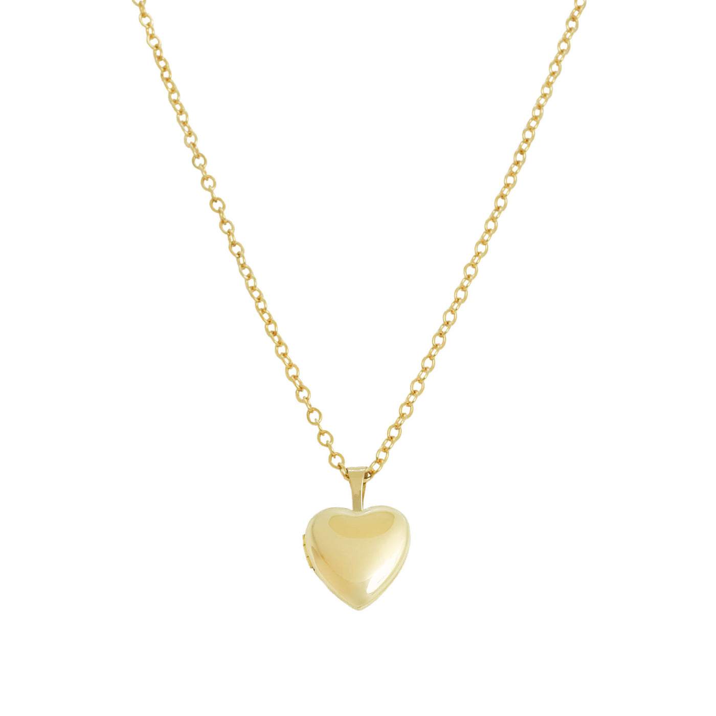 Heart locket necklace