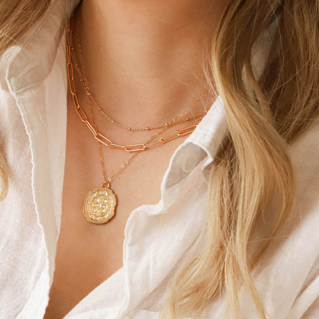 Layered necklaces